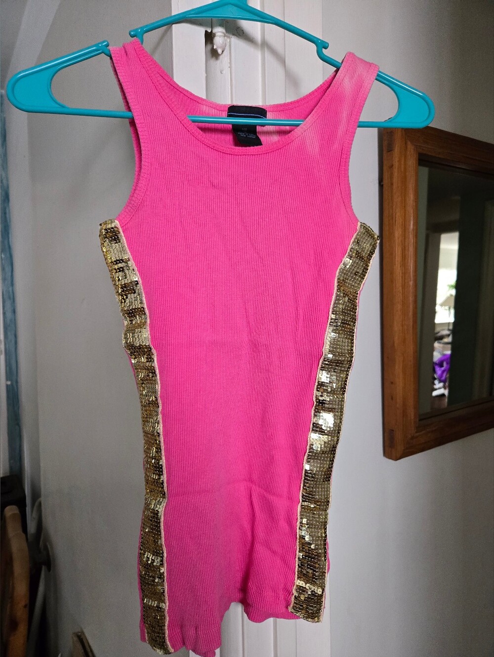100% Cotton Y2K vintage Tank.  Slight Discoloration Only Front.